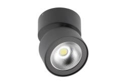 LED luminaire BIANCO, 15 W, 1500 lm, 4000K, IP20, round, black