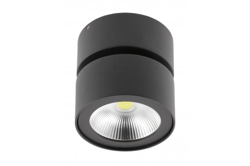 LED-armatuur BIANCO, 15 W, 1500 lm, 4000 K, IP20, rond, zwart