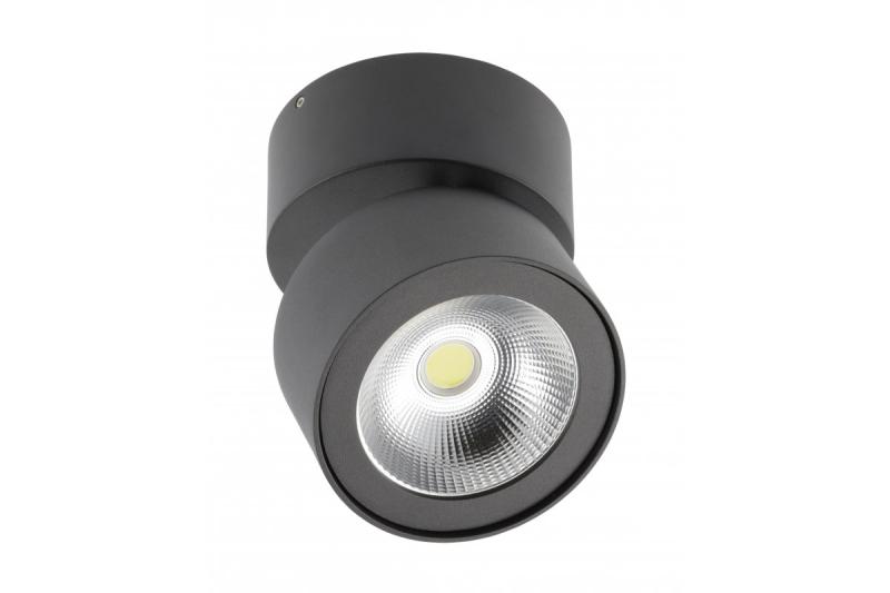 LED-armatuur BIANCO, 15 W, 1500 lm, 4000 K, IP20, rond, zwart
