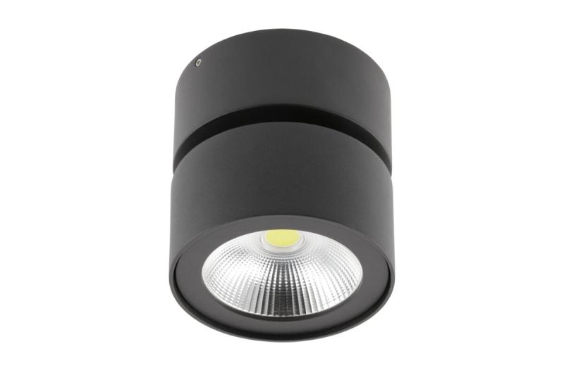 LED-armatuur BIANCO, 15 W, 1500 lm, 4000 K, IP20, rond, zwart