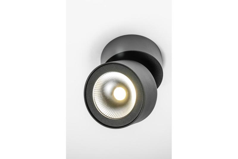 LED-armatuur BIANCO, 15 W, 1500 lm, 4000 K, IP20, rond, zwart