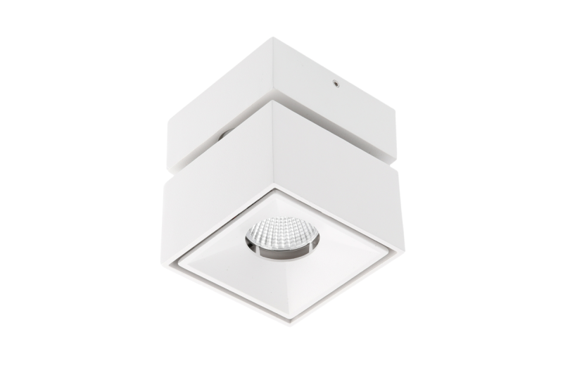 LED-armatuur BIANCO, 8 W, 680 lm, 4000 K, IP20, vierkant, wit