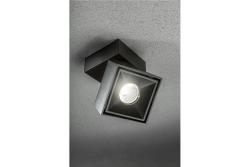 LED luminaire BIANCO, 8 W, 680 lm, 4000K, IP20, square, black