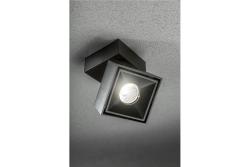 LED luminaire BIANCO, 8 W, 680 lm, 4000K, IP20, square, black