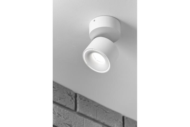 LED-armatuur BIANCO, 8 W, 680 lm, 4000 K, IP20, rond, wit