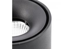 LED luminaire BIANCO, 8 W, 680 lm, 4000K, IP20, round, black