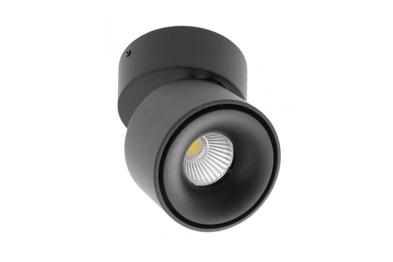 LED-armatuur BIANCO, 8 W, 680 lm, 4000 K, IP20, rond, zwart