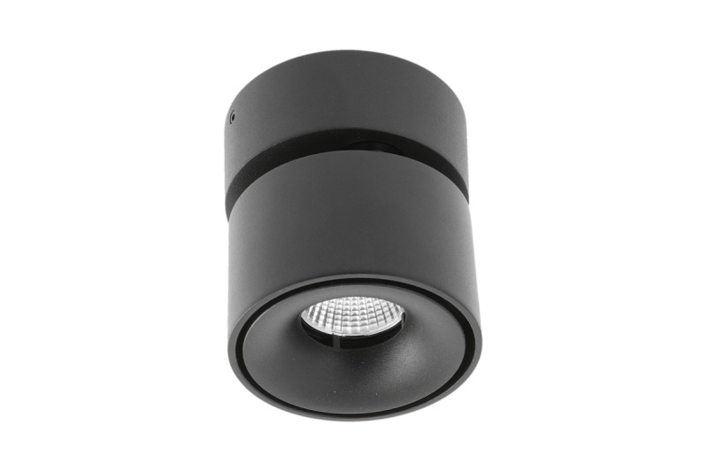 LED-armatuur BIANCO, 8 W, 680 lm, 4000 K, IP20, rond, zwart