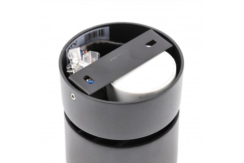 LED-armatuur BIANCO, 8 W, 680 lm, 4000 K, IP20, rond, zwart