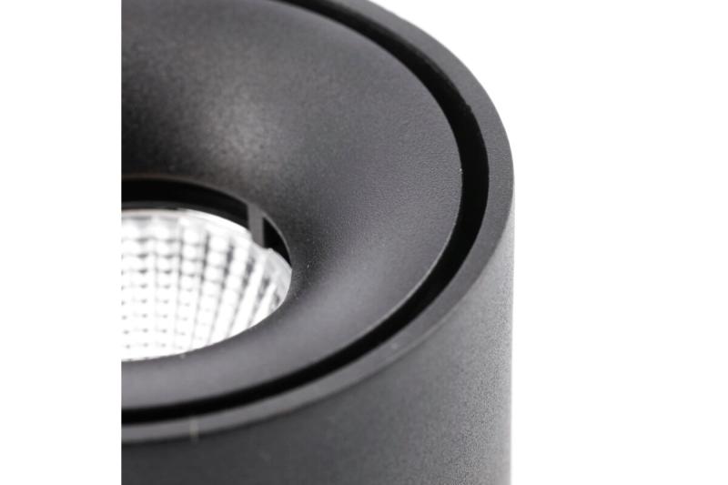 LED-armatuur BIANCO, 8 W, 680 lm, 4000 K, IP20, rond, zwart