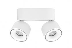LED luminaire BIANCO CCT, 16 W, 680 lm, Ra≥80, IP20, 36°, 2700/3300/4000K, round, white