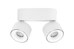 LED luminaire BIANCO CCT, 16 W, 680 lm, Ra≥80, IP20, 36°, 2700/3300/4000K, round, white