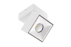 LED luminaire BIANCO CCT, 8 W, 680 lm, Ra≥80, IP20, 36°, 2700/3300/4000K, square, white