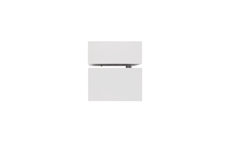 LED-armatuur BIANCO CCT, 8 W, 680 lm, Ra≥80, IP20, 36°, 2700/3300/4000 K, vierkant, wit