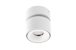 LED luminaire BIANCO CCT, 8 W, 680 lm, Ra≥80, IP20, 36°, 2700/3300/4000K, round, white