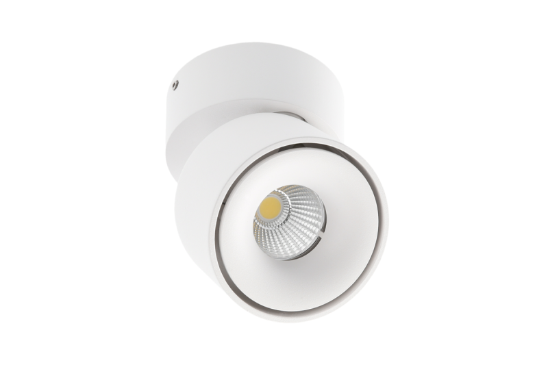 LED-armatuur BIANCO CCT, 8 W, 680 lm, Ra ≥ 80, IP20, 36°, 2700/3300/4000 K, rond, wit