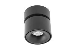 LED luminaire BIANCO CCT, 8 W, 680 lm, Ra≥80, IP20, 36°, 2700/3300/4000K, round, black