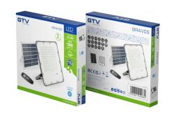 LED solar floodlight BRAVOS, 1500 lm, 6400K, IP65, 120°, remote control