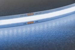 LED-bånd COB, 12 V jævnstrøm, 480 LED/m, 11 W/m, 800 lm/m, 6500 K, IP20, rulle på 5 m