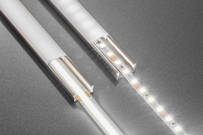 COB-ledstrip, 12 V DC, 480 LED’s/m, 11 W/m, 800 lm/m, 6500 K, IP20, rol van 5 m