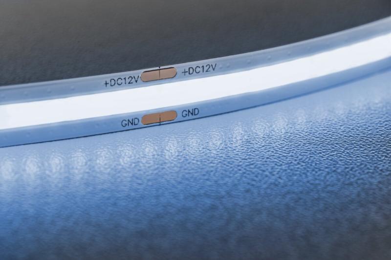 COB-ledstrip, 12 V DC, 480 LED’s/m, 11 W/m, 800 lm/m, 6500 K, IP20, rol van 5 m