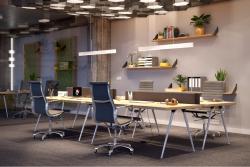 LED linear luminaire FORTA, 36 W, 2900 lm, 4000K, IP20, 180°, white