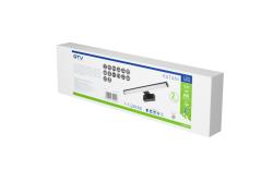 LED luminaire KATANI, 8 W, 4000K, IP44, RA >80, 640 lm, 40 cm, black