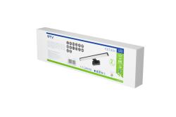 LED luminaire KATANI, 8 W, 4000K, IP44, RA >80, 640 lm, 40 cm, black