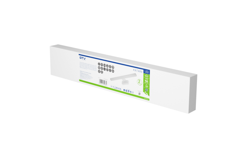 LED-armatuur KATANI, 12 W, 4000 K, IP44, RA >80, 960 lm, 60 cm, wit