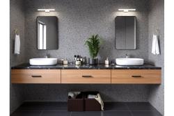 LED luminaire KATANI, 12 W, 4000K, IP44, RA >80, 960 lm, 60 cm, chrome