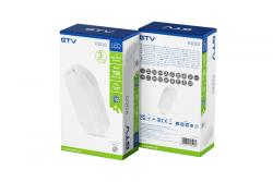 LED luminaire KODO, 8 W, 720 lm, AC175-260V, 4000K, PF>0.5, Ra≥80, IP54, IK08, oval, white