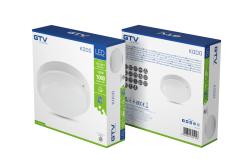 LED luminaire KODO-OK, 12 W, 1080 lm, AC175-260V, PF>0.5, Ra≥80, IP54, IK08, 4000K, round, white