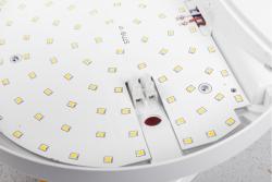 LED luminaire LOGOS with motion sensor, 16 W, 1200 lm, AC220-240V, IP44, 360°