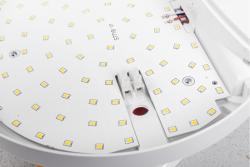 LED luminaire LOGOS with motion sensor, 16 W, 1200 lm, AC220-240V, IP44, 360°
