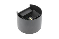 LED wall luminaire MISSOURI-O, 7 W, 540 lm, 4000K, IP54, round, black