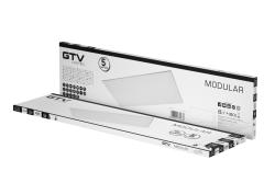 MODULAR LED light fixture, 40W, 4200lm, 4000K, AC220-240V, IP54, 120x30cm, backplate, UGR<19