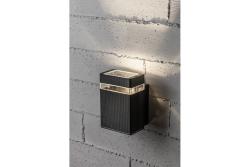 Facade luminaire unidirectional NESSA, GU10, max. 50 W, IP54, square, black