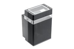 Facade luminaire unidirectional NESSA, GU10, max. 50 W, IP54, square, black