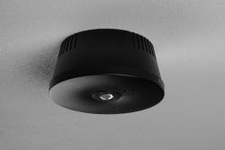 Emergency LED luminaire OGLA, 3 W, 200 lm, 6400K, AC220-240V, IP20, 3 hours, single-mode, TEST button, black