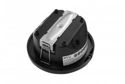 Emergency LED luminaire OGLA, 3 W, 200 lm, 6400K, AC220-240V, IP20, 3 hours, single-mode, TEST button, black