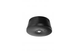 Emergency LED luminaire OGLA, 3 W, 200 lm, 6400K, AC220-240V, IP20, 3 hours, single-mode, TEST button, black