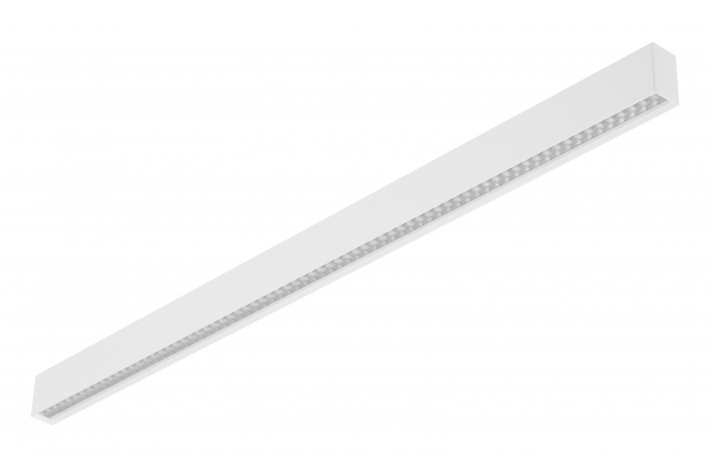 Lineaire LED-armatuur OMEGA LINE-A, 50 W, 4500 lm, 220-240 V wisselstroom, 50-60 Hz, 60°, RA > 80, IP20, UGR < 19, 4000 K, 120 cm, wit