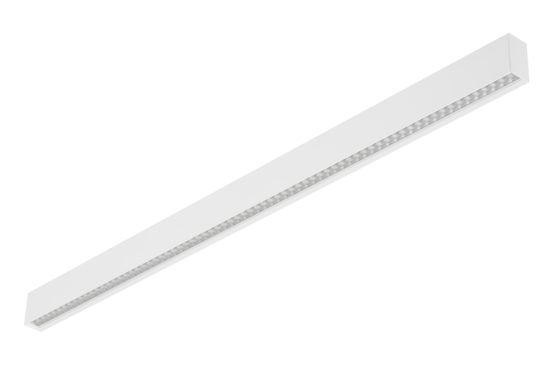 Lineaire LED-armatuur OMEGA LINE-A, 50 W, 4500 lm, 220-240 V wisselstroom, 50-60 Hz, 60°, RA > 80, IP20, UGR < 19, 4000 K, 120 cm, wit