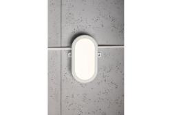 LED luminaire OVALIO, 5 W, 500 lm, IP65, AC175-265V, PF>0.5, RA>80, IP54, white