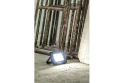 LED floodlight with rechargeable battery ONYX, 10 W, 800 lm, 6400K, USB 5V/1A, RA>80, IP54, 120°, blue