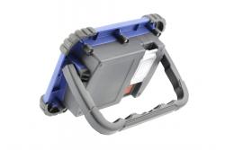LED floodlight with rechargeable battery ONYX, 10 W, 800 lm, 6400K, USB 5V/1A, RA>80, IP54, 120°, blue