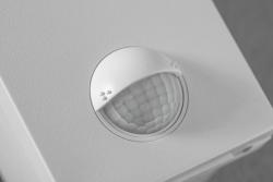 LED facade luminaire PARIS with motion sensor, 10 W, 900 lm, 4000K, IP54, white