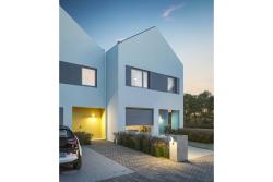 LED facade luminaire PARIS with motion sensor, 10 W, 900 lm, 4000K, IP54, white