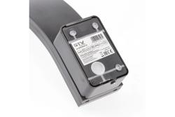 LED facade luminaire PARIS with motion sensor, 10 W, 900 lm, 4000K, IP54, gray