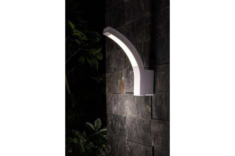LED-gevelarmatuur PARIS, 10 W, 900 lm, 4000 K, IP54, wit